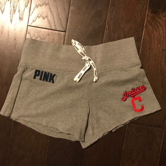 PINK Victoria's Secret Pants - VS Pink MLB Cleveland Indians Jogger Shorts
